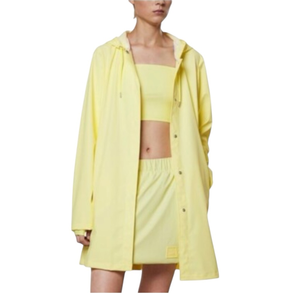 NWT Rains x Anthropologie A-Line Rain Coat Jacket Waterproof Trench Spring